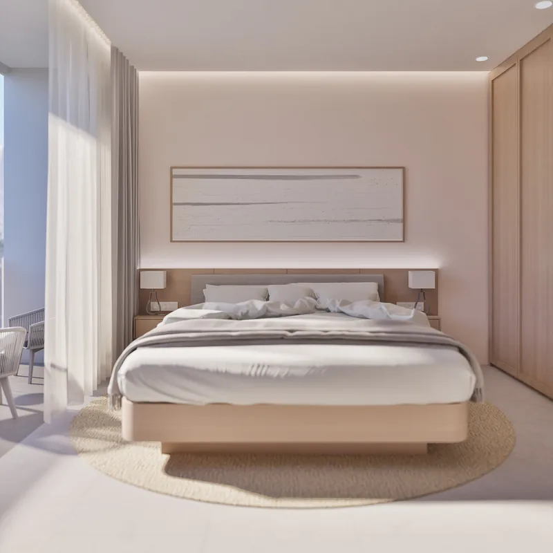 Sleeping area of a Millennium studio